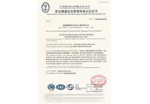 職業健康安全管理體系認證-華光電站