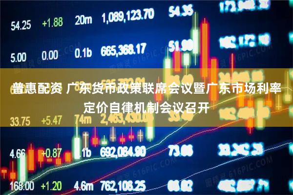 普惠配资 广东货币政策联席会议暨广东市场利率定价自律机制会议召开